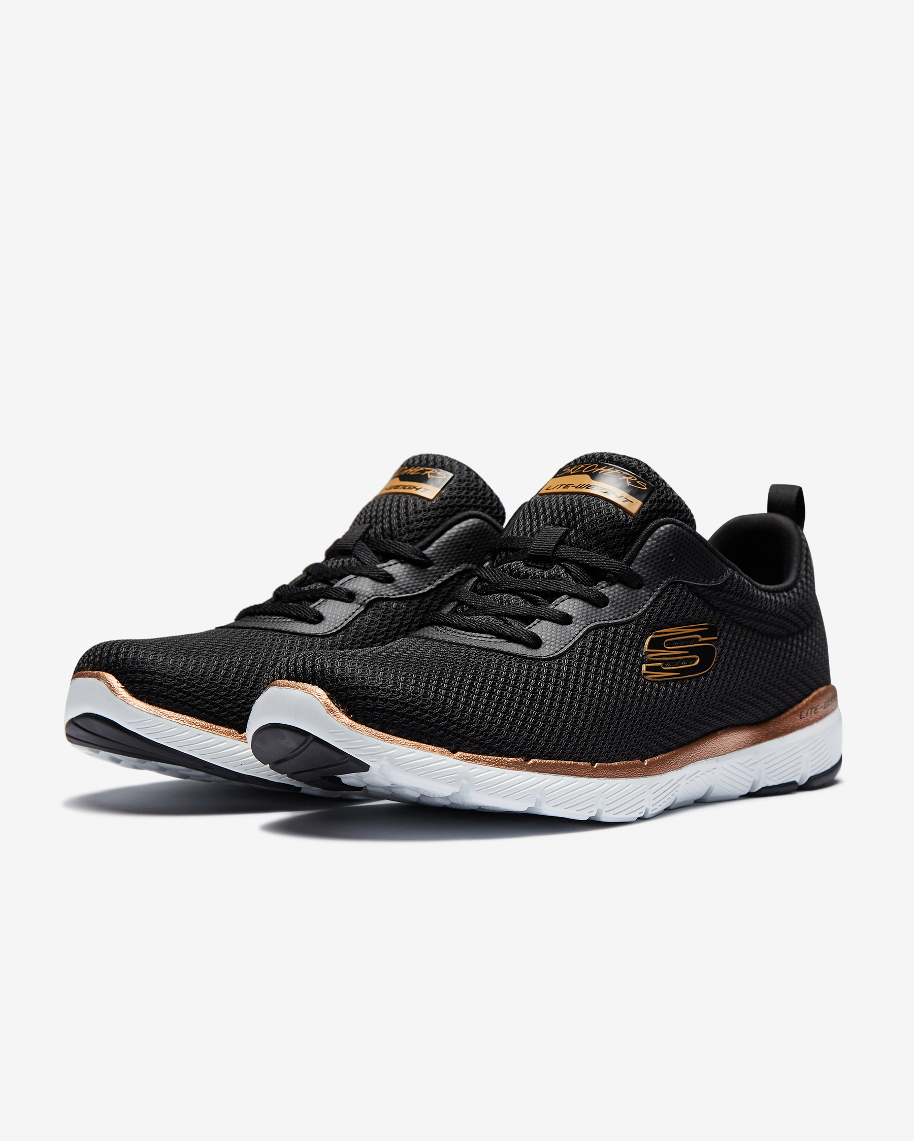 Skechers flex appeal 3.0 2025 kadin spor ayakkabi 13070-bkrg